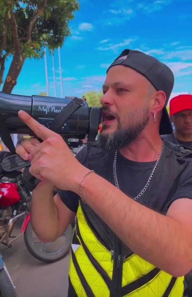 Nicolas Souza Santos, entregador, secretário da Associação dos Motoboys, Motogirls e Entregadores de Juiz de Fora, a Ammejuf, e membro da Aliança Nacional dos Entregadores por Aplicativos, a Anea, uma das organizações que articula a greve.